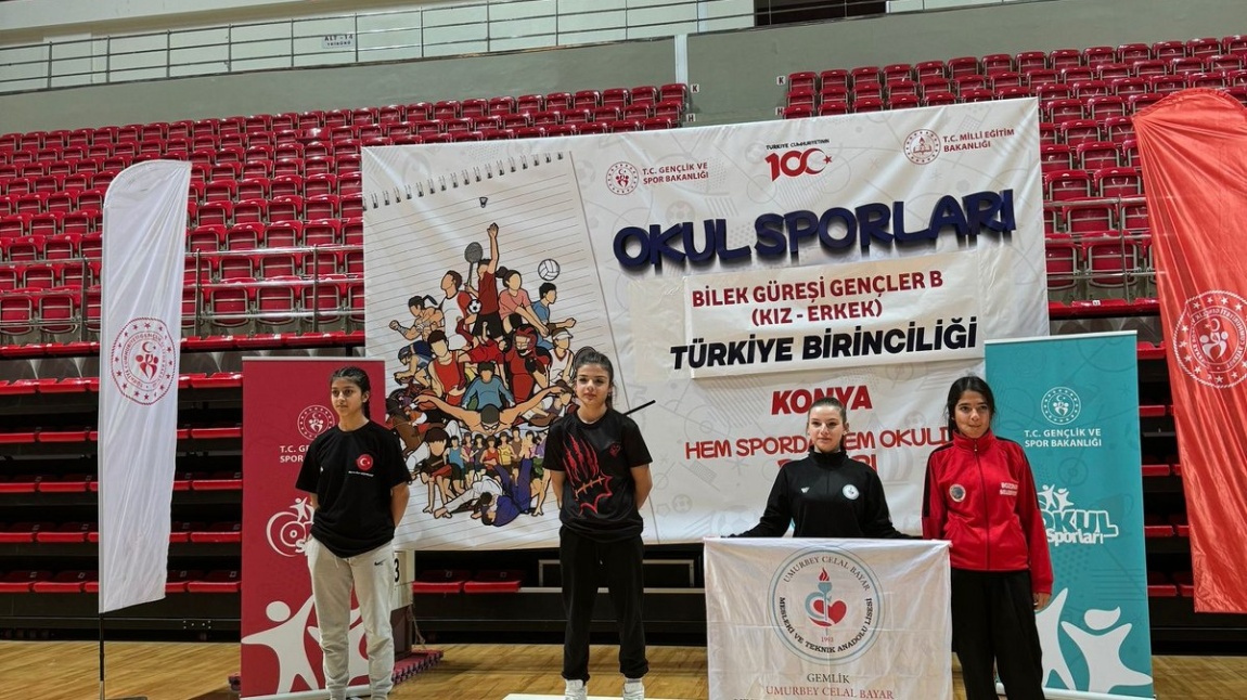 Gençlik Spor Bakanlığı'nın Konya ilinde  düzenlemiş olduğu  bilek güreşi  B grubu müsabakalarında 45 kiloda öğrencimiz Nisa Güneş Türkiye şampiyonu olmuştur.